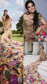Isha Ambani's Met Gala saree gown took over 10,000 hours to make: Details
