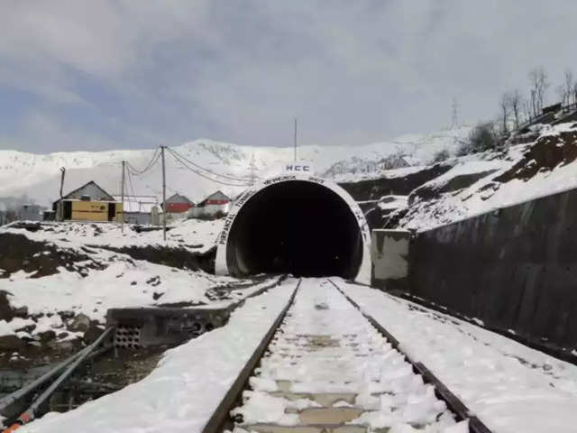 India's longest railway tunnel
