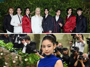 Met Gala: Stray Kids debut in stunning red & blue Tommy Hilfiger ensemble; Blackpink’s Jennie wows in blue