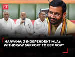 Haryana political crisis: 3 Independent MLAs withdraw support to BJP govt ahead of LS Elections
