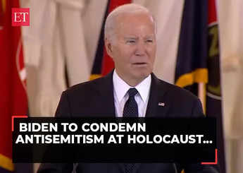 Joe Biden condemns 'despicable' acts of antisemitism at Holocaust remembrance ceremony