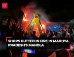 Fire engulfs three shops in Madhya Pradesh's Mandla