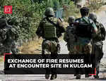 J&K: After 24 hours, exchange of fire resumed in Kulgam encounter