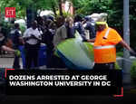 Dozens arrested at George Washington University in DC as protest encampment is cleared