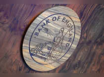 The logo of Bank of England