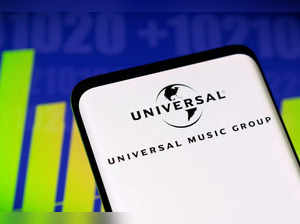 FILE PHOTO: Illustration shows Universal Music Group logo