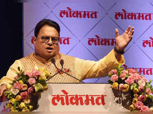 Nagpur: Chairman of Lokmat Media Group Vijay Darda speaks during the Golden Jubi...