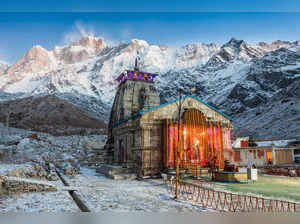 Kedarnath Dham reopens for devotees amidst sacred hymns and 'Har Har Mahadev' chants:Image