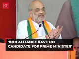 Amit Shah targets INDI alliance over PM candidate, says 'their leaders would be PM turn by turn'