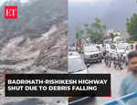 Uttarakhand: Badrinath-Rishikesh highway shut due to debris falling; passengers stuck