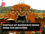 Char Dham Yatra: Sacred portals of Badrinath Dham open for devotees with rituals and chanting