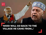 'Modi will go back to the village he came from...': NC chief Farooq Abdullah