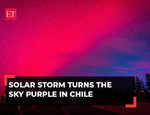 Solar storm turns the sky purple in Chile's southernmost city, watch!