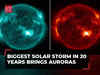 Biggest solar storm in 20 years brings auroras; threatens to impact Earth's communication systems