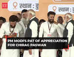 Lok Sabha Elections 2024: Chirag Paswan gets PM Modi’s pat on the back during Hajipur rally in Bihar