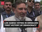 Lok Sabha voting in Srinagar: First time no coercion; victory of democracy, says Altaf Bukhari