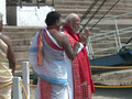 "Prayers held for massive victory of PM Modi in all phases of LS polls": Priests at Dashashwamedh Ghat in Varanasi