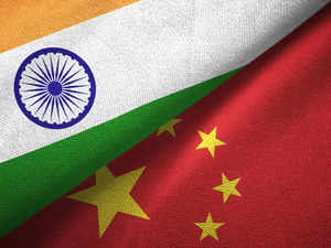 India China flag