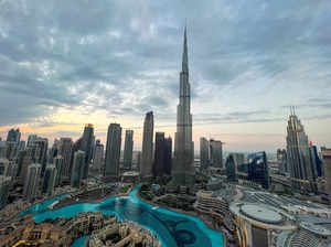 FILE PHOTO: General view of Dubai Downtown showing world's tallest building Burj Al Khalifa, in Dubai