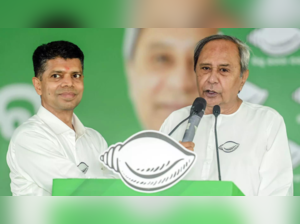 BJD leader VK Pandian and Odisha CM Naven Patnaik
