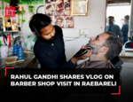 Rahul Gandhi promotes Congress' manifesto at a barber shop in Raebareli; video goes viral