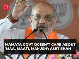 Mamata govt catering to 'Mullah, Madrasa, Mafia'; no more care for 'Maa, Maati, Manush': Amit Shah