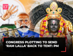 Congress plotting to send Ayodhya's Ram Lalla back to the tent: PM Narendra Modi