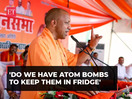 'Do we have atom bombs to keep them in fridge': CM Yogi counters Mani Shankar Aiyar's Pak remarks