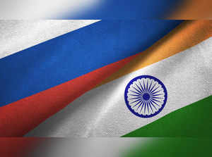 India Russia flag