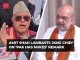 'Pak has nukes' remark: 'Pakistan Ka Samman Karo Matlab...', Amit Shah lambasts Farooq Abdullah