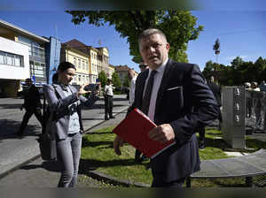 Slovakia's Prime Minister Robert Fico arrives for a cabinet's away-from-home ses...