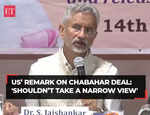 India-Iran Chabahar deal: 'Shouldn’t take a narrow view…', EAM Jaishankar on US’ sanction warning