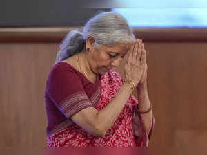 Mumbai: Union Finance Minister Nirmala Sitharaman during the 'Viksit Bharat 2047...
