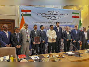 **EDS: IMAGE VIA @India_in_Iran POSTED ON MONDAY, MAY 13, 2024** Tehran: Union M...