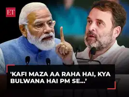 Rahul Gandhi's jibe at PM Modi: 'Kafi Maza Aa Raha Hai, Kya ...