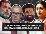 Lok Sabha Elections 2024: From Rahul to Smriti to Chirag to Omar- Top 10 candidates in Phase 5
