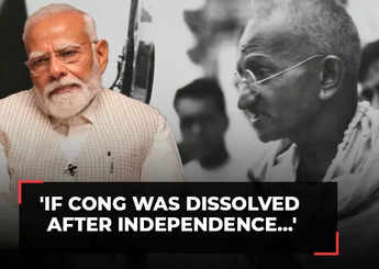PM Modi recalls Gandhiji's advice 'If Congress was dissolved after Independence...'