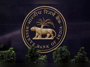 FILE PHOTO: FILE PHOTO: FILE PHOTO: A Reserve Bank of India (RBI) logo is seen inside its headquarters in Mumbai