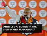 Article 370 buried in the graveyard, no power in the world can bring it back: PM Modi