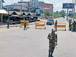 Protest in some areas of Manipur following withdrawal of Central security forces