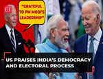 'Grateful to PM Modi's leadership…': White House praises India's democracy and electoral process
