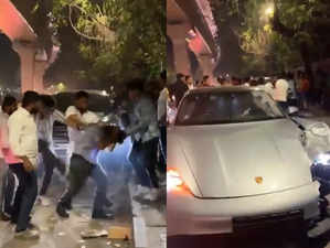 Pune Accident: 2 bike riders killed by speeding Porsche driven by builder's juvenile son; Bystanders:Image
