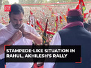 LS Polls 2024: Stampede-like situation disrupts rally of Rahul Gandhi, Akhilesh Yadav in Prayagraj