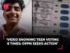Lok Sabha election 2024: EC takes cognizance of video showing teen voting 8 times; Opposition seeks action