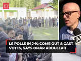 Lok Sabha Polls: Voters queue up at polling booth in J-K’s Nowgam; come out and cast votes, says Omar Abdullah