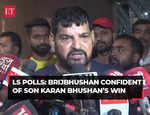 Brijbhushan confident of son Karan Bhushan’s win from Kaiserganj, says he won’t face any challenges