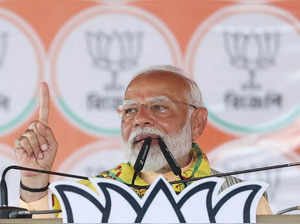 **EDS: IMAGE VIA PM MODI WEBSITE** Purulia: Prime Minister Narendra Modi address...