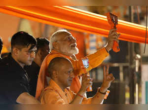 India's PM Modi holds a roadshow, in Varanasi