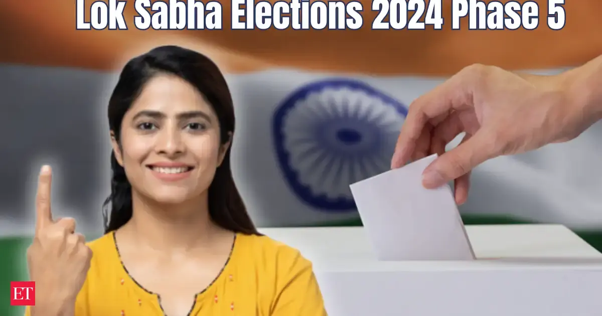 Voter turnout in phase 5 of 2024 Lok Sabha elections at 60.48% - The ...