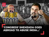 'Congress' Shehzada goes abroad to abuse India...': PM Modi hits out at Rahul Gandhi